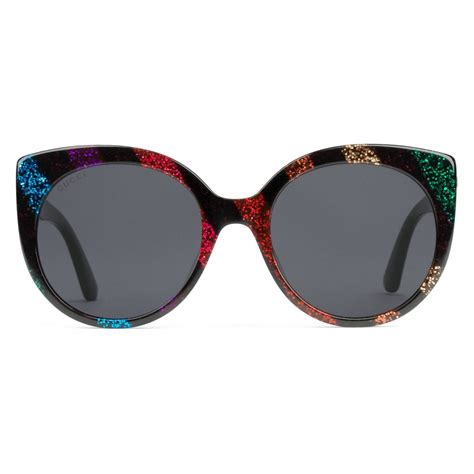 occhiali da sole gucci aste colorate|Gucci Eyewear Occhiali Da Sole cat.